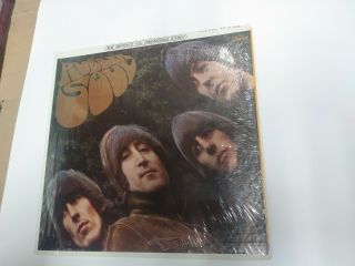 The Beatles “rubber Soul” U.  S.  1966 Stereo Lp In Shrink W/ Unplayed - Record