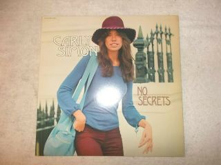 Lp Vinyl 12 Inch Record Album Carly Simon No Secrets 1972
