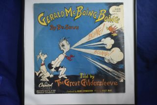 Dr.  Seuss 45 Record,  1950,  Gerald Mcboing Boing,  Told By Gildersleeve 1st Ed