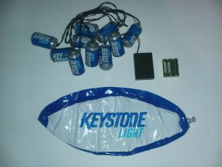 Keystone Light Mini Beer Can String Lights & Keystone Light Branded Beach Ball 2