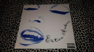 Madonna Erotica 2xlp Us Press Limited Edition Dj Set White Label Promo Rare