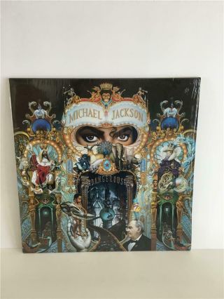 Michael Jackson Dangerous 2 X Lp Epic E2 45400 1991 Shrink Orig 1st Pressing Nm