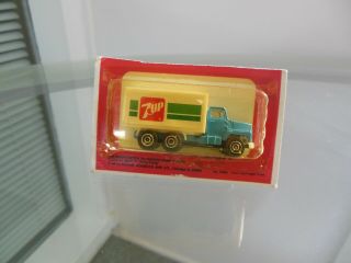 Vintage Playart Sears Exclusive Ford 7 Up Delivery Truck In Cut Card Blister
