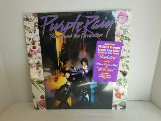 Vinyl Record Album Prince " Purple Rain " Lp 1984 W/poster,  Sticker & Shrink Wrap
