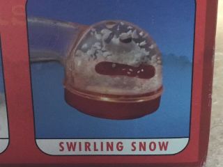 Coca - Cola Collectible Snow Dome Red Telephone Push Button Never Out Of Box 5