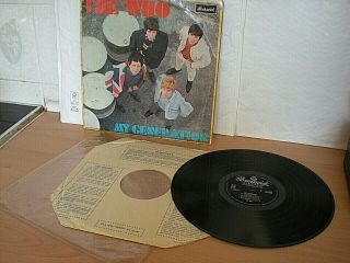 My Generation By The Who 12 " Vinyl L.  P.  - Brunswick Mono Lat 8616 Dated 1965 1st?