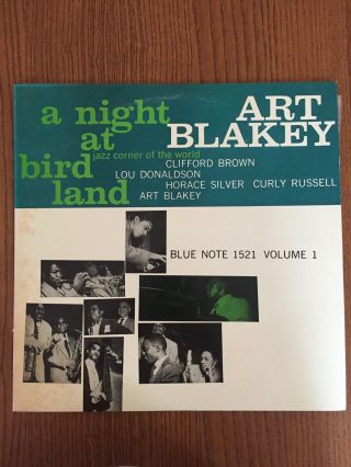 Art Blakey W Clifford Brown A Night At Birdland Vol1,  Blue Note Lp Japan Vg/mint