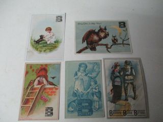 17 Very Old BURDOCK BLOOD BITTERS Assorted Trade Cards 3