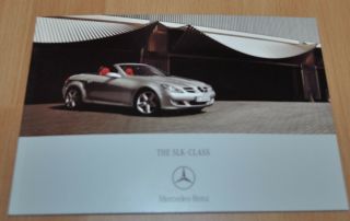 Mercedes Benz Slk R171 Brochure Prospekt 1106