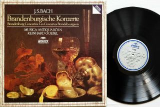 Rainer Goebel,  Musica Antiqua: Bach - Brandenburg Concertos / Archiv 2 Lp Box