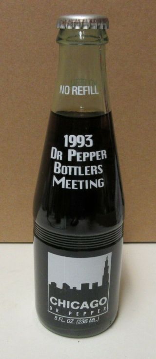1993 Dr Pepper Bottle - Chicago Bottling Convention