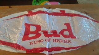Inflatable Budweiser Beach Ball - Bud King Of Beers - Blow Up Pool Toy Beer Ad