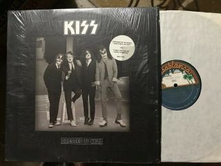 Kiss - Dressed To Kill Lp 1975 Us Nblp 7016 In Shrink Hype Sticker Nm
