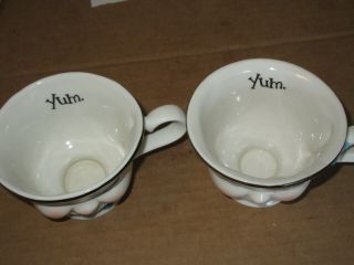 Bailey ' s Irish Cream Ceramic Yum Winking Face Tea Cups Set of 2 His & Her 2