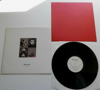 Pet Shop Boys - Behaviour Uk 1990 Parlophone 1st Press Lp With Inner Sleeve