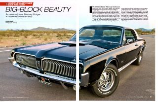 1968 Mercury Cougar Xr - 7 Gt / 390/325 Hp - 6 - Page Article / Ad