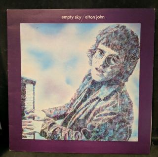 Elton John Empty Sky 1969 Uk Purple Translucent Vinyl Pressing Lp Nm/nm Rare