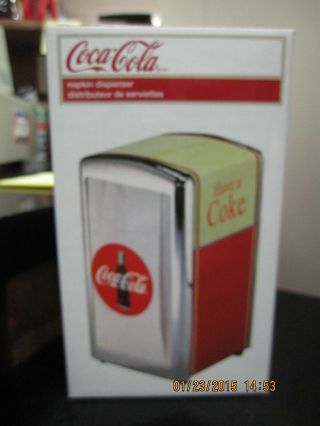 Coca - Cola " Have A Coke " Napkin Dispenser/ Holder -