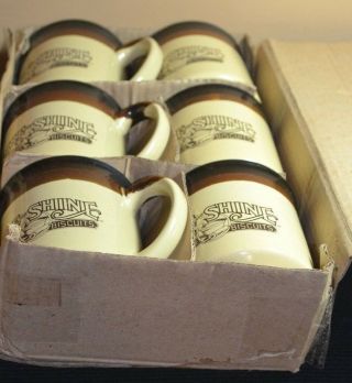 Set Of 6 1984 Hardee’s Rise And Shine Homemade Biscuits Coffee Cups