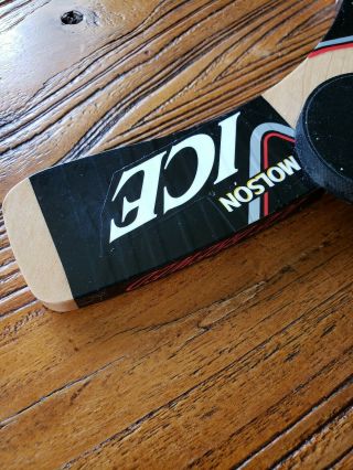 Vintage Molson Ice Hockey Stick Beer Tap Handle 2