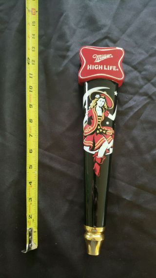 Miller High Life Girl On The Moon Beer Tap Handle