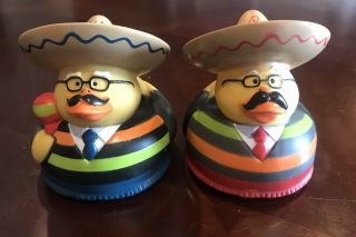 Berkshire Hathaway Warren Buffett & Charlie Munger Rubber Cinco De Mayo Duck