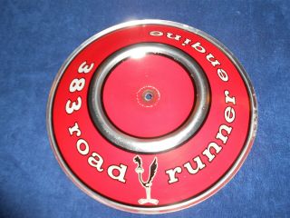 Vintage Plymouth 383 Road Runner Air Cleaner Intake Lid Cover Shape