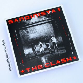 1980 Sterling Promo The Clash Sandinista Vinyl 3 Lp Near,  Poster