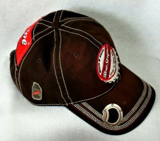 Red Stripe Jamaica Beer Brown Snap Back Cap Hat