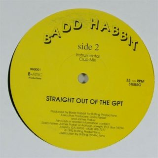 Badd Habbit " Straight Out Of The Gpt " Obscure Random Rap 12 " B - Sting Mp3
