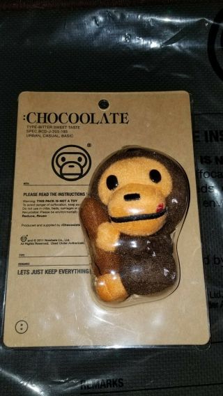 A Bathing Ape Bape Baby Milo Chocoolate Babymilo 3d Chinese Year Keychain
