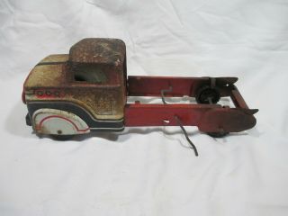 1950s Marx Delivery Truck Pressed Steel Lithographed Toy