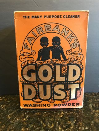 Vintage - - Gold Dust Washing Powder Laundry Soap Box