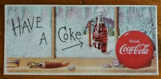 Coca Cola Ink Blotter,  Canadian Issue " Have A Coke " 1950 