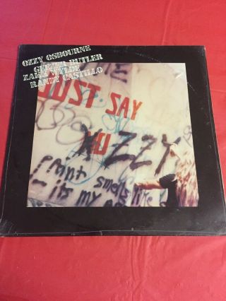 Ozzy Osbourne Just Say Ozzy Vinyl Record 1990 Usa Cbs Pressing.