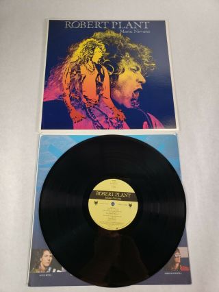 Robert Plant Manic Nirvana 12 " Vinyl Lp 1990 91336 - 1 Record Vg,  / Nm Vinyl