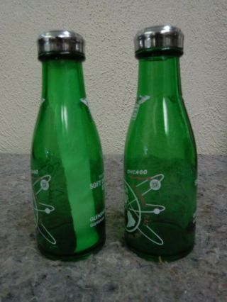 1964 International Soft Drink Industry Exposition Salt & Pepper Shakers Bottles 5