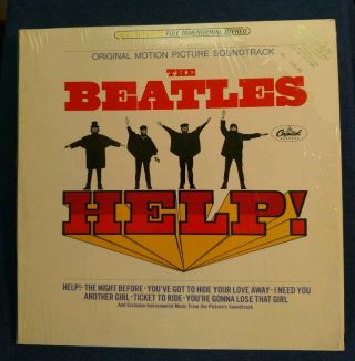 The Beatles - Help Vinyl Lp Album Omps Promo Us Nm - Shrink Wrap Purple Label