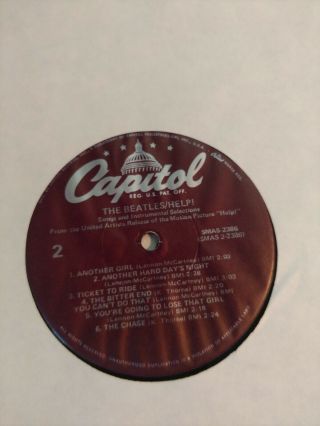 THE BEATLES - Help Vinyl LP Album OMPS Promo US NM - Shrink Wrap Purple Label 6