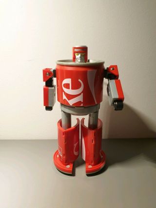 Transformers Vintage Transforming Robot Classic Coke Coca - Cola Can Rare 1980s
