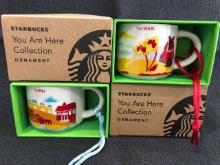 Starbucks Taiwan & Taipei You Are Here Yah Mug W Box 2oz