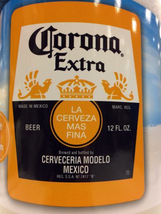 Corona Extra Beer Label Logo Fleece Blanket Throw