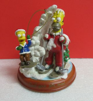 Bradford Cool Your Jets Man The Simpsons Illuminated Ornament