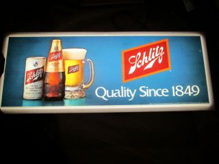 Vintage,  1981,  Schlitz Lighted Beer Sign