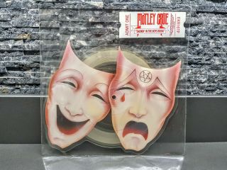Motley Crue Smokin In The Boys Room Shaped Vinyl Picture Disc Near