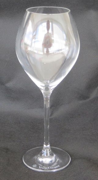 Veuve Clicquot Prestige Champagne Glass X 1 White Logo Tall Stemmed
