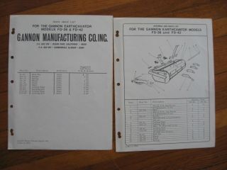 Gannon Earthcavator Parts List For John Deere Lawn Tractors