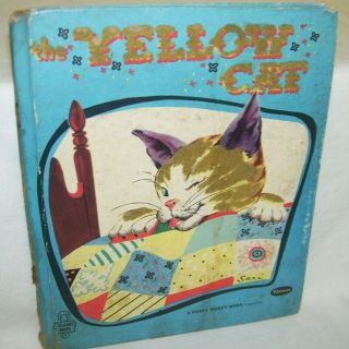 The Yellow Cat By Betty Ren Wright A Fuzzy Wuzzy Cover Whitman Book