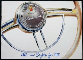 Packard - Orig 1948 Automobile Advertising Brochure " All Eights For 