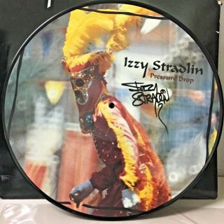 Guns N Roses Izzy Stradlin Pressure Drop 12 " Pic Disc Signed Autograph